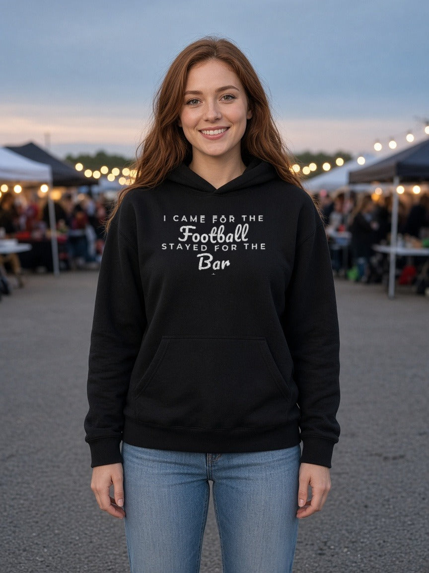 I Came for the Football, Stayed for the Bar Women's Hoodie