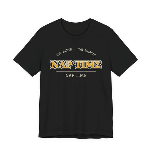 ΝΛΡ ΤΙΜΣ (Nap Time) Funny Fake Greek T-Shirt