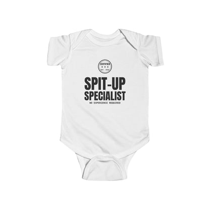 Certified Spit-Up Specialist Funny Baby Onesie