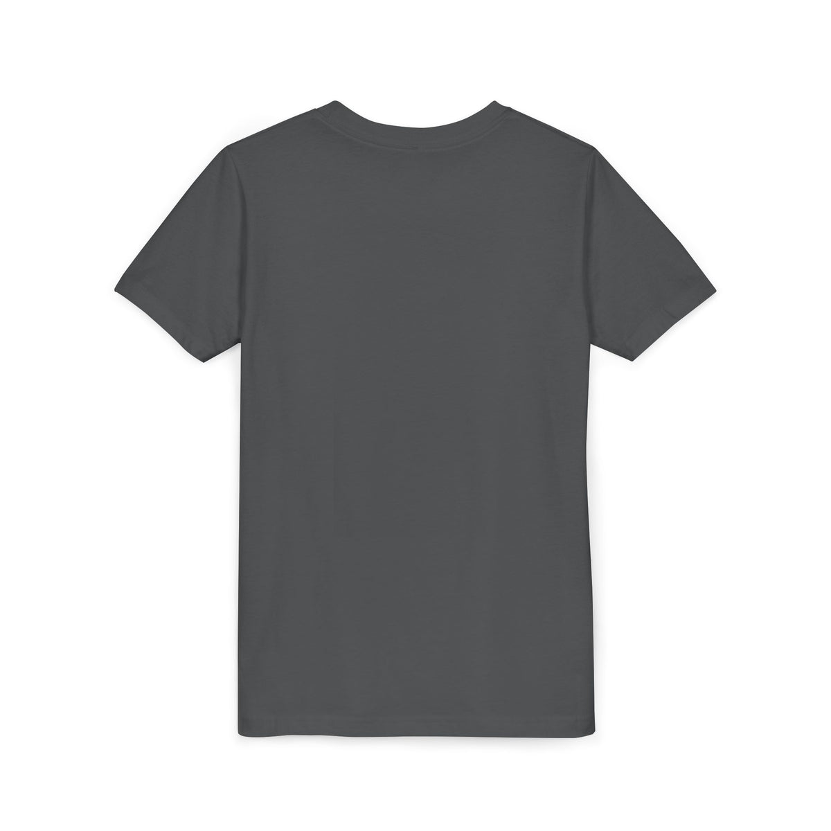 Kids Halloween graphic tee, dark gray short-sleeve crew neck