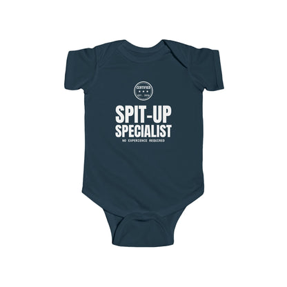 Certified Spit-Up Specialist Funny Baby Onesie