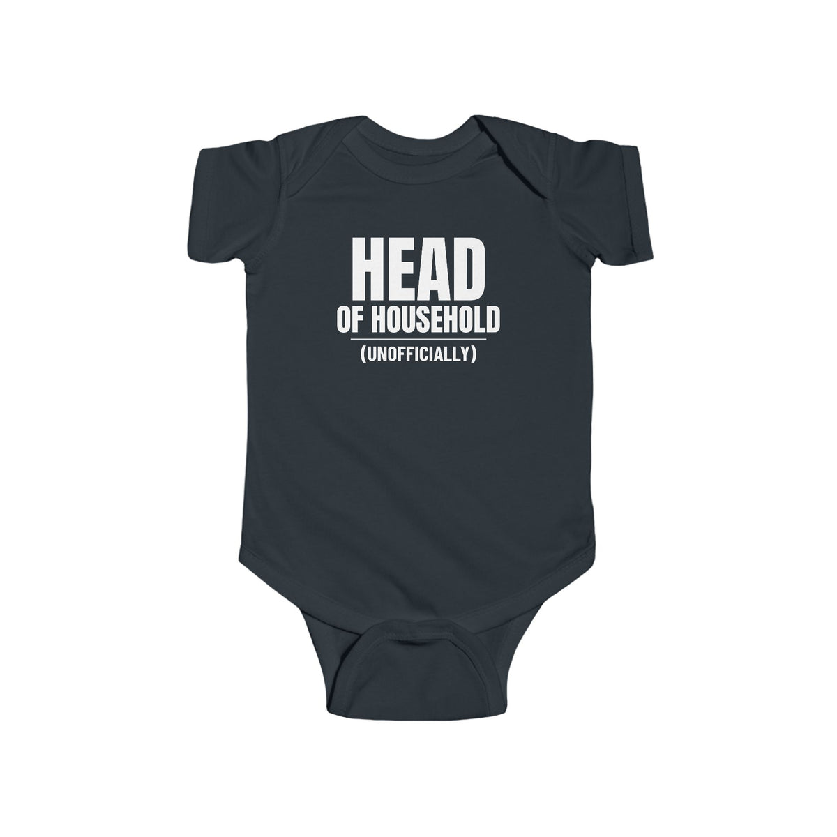 Head Of Household (Unofficially) Funny Baby Onesie