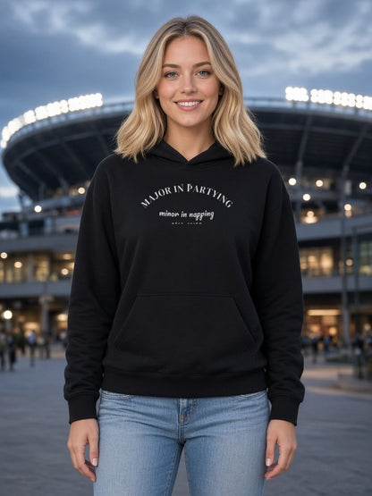 Major in Partying, Minor in Napping Women's Hoodie