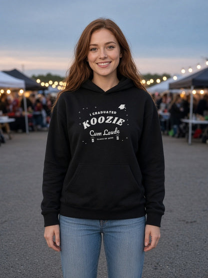 I Graduated Koozie Cum Laude Women's Hoodie