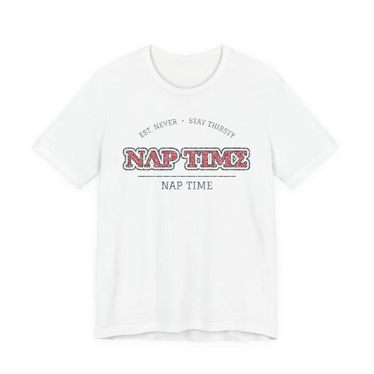 ΝΛΡ ΤΙΜΣ (Nap Time) Funny Fake Greek T-Shirt