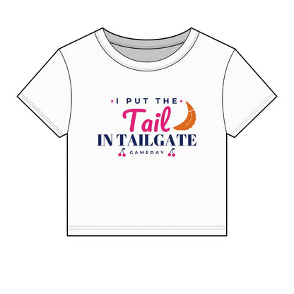 I Put the Tail in Tailgate Crop Top