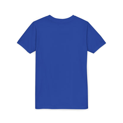 Kids True Royal blue blank crew-neck tee, short sleeves